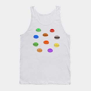 Assorted Macarons Pack Tank Top